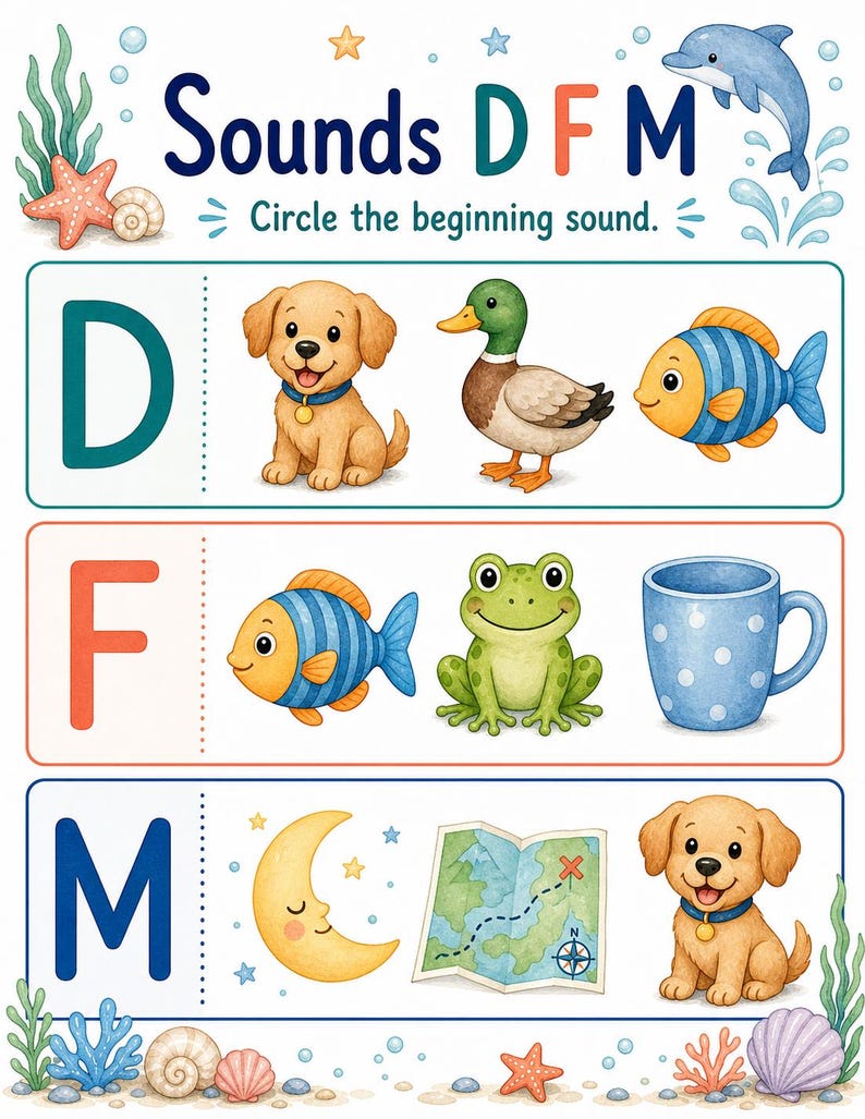 Backpack Beginning Sounds | Beginning Sounds Worksheets | Printable PDF | Digital Download image 4