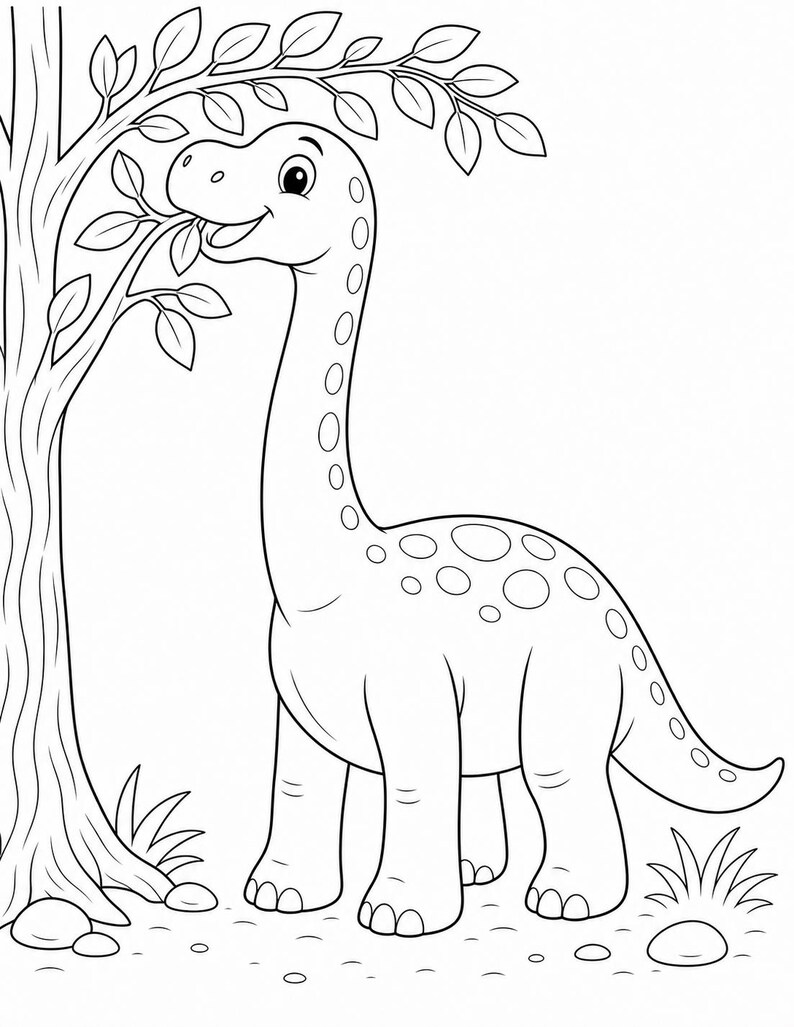 Dino Discovery Coloring Pages | Dinosaur Coloring Pages | Printable PDF | Digital Download image 5