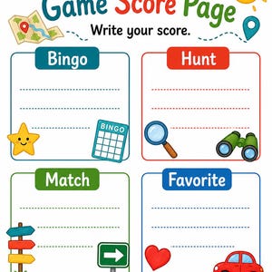 Backseat Bingo Quest | Road Trip Games for Kids | Printable PDF | Digital Download image 7