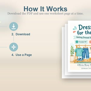 Dressed for the Day | Getting Dressed Visual Schedule | Printable PDF | Digital Download image 8