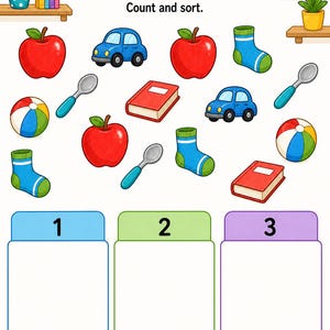 Everyday Object Sort | Category Sorting Worksheets | Printable PDF | Digital Download image 6