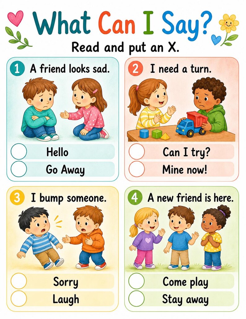 Kind Words Garden | Kindness Worksheets for Kids | Printable PDF | Digital Download image 5
