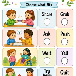 Problem Solving Steps | Problem Solving Worksheets for Kids | Printable PDF | Digital Download image 6