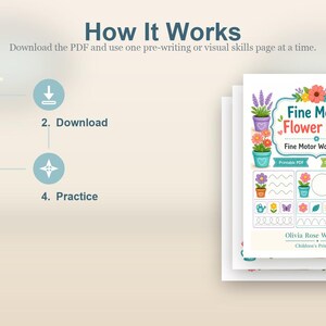 Fine Motor Flower Shop | Fine Motor Worksheets | Printable PDF | Digital Download image 8