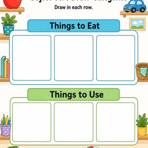 Everyday Object Sort | Category Sorting Worksheets | Printable PDF | Digital Download image 5