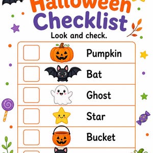 Pagine di attività per la Notte delle Zucche / Fogli di attività di Halloween / PDF stampabile / Download digitale immagine 4