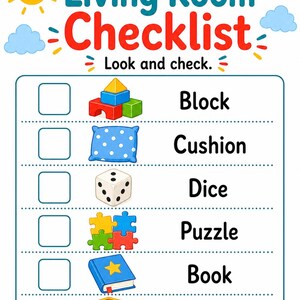Cushion Game Corner Pages | Living Room Game Pages | Printable PDF | Digital Download image 4