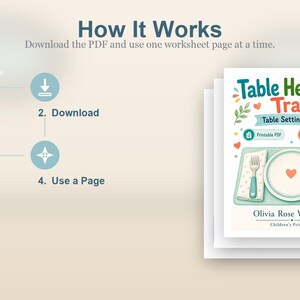 Table Helper Tray | Table Setting Chart | Printable PDF | Digital Download image 8