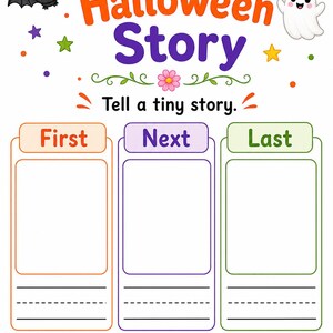 Pagine di attività per la Notte delle Zucche / Fogli di attività di Halloween / PDF stampabile / Download digitale immagine 7