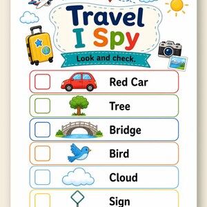 Travel Games Mini Book | Travel Games for Kids | Printable PDF | Digital Download image 9