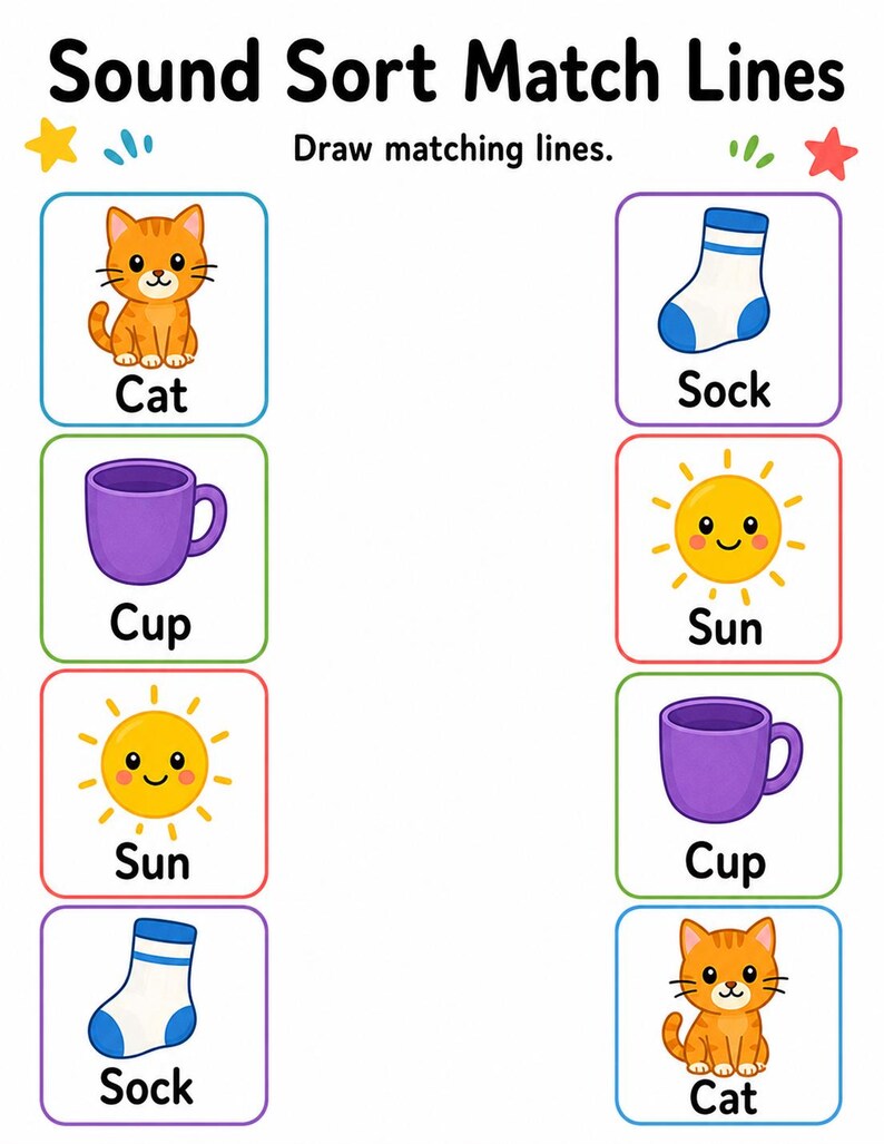 Beginning Sound Sorting Mats | Beginning Sounds Worksheets | Printable PDF | Digital Download image 4