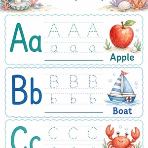 Coral Cove Counting | Preschool Worksheets | Printable PDF | Digital Download image 3