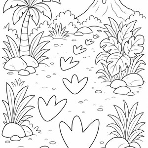 Dino Discovery Coloring Pages | Dinosaur Coloring Pages | Printable PDF | Digital Download image 7
