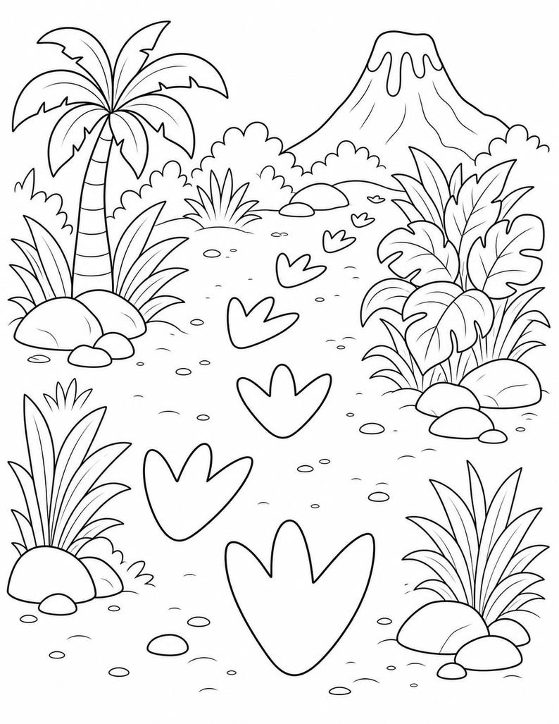 Dino Discovery Coloring Pages | Dinosaur Coloring Pages | Printable PDF | Digital Download image 7