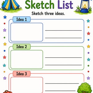 Draw Your Own Adventure | Adventure Writing Prompts | Printable PDF | Digital Download image 6