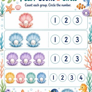 Pearl Match Cove | Folhas de Atividades de Correspondência | PDF para Imprimir | Download Digital imagem 4