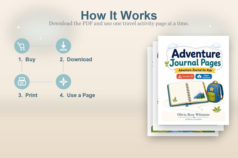 Adventure Journal Pages | Adventure Journal for Kids | Printable PDF | Digital Download image 8