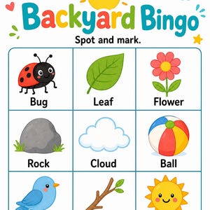 Backyard Entdecker-Seiten | Gartenaktivitäten für Kinder | Druckbare PDF | Digitaler Download Bild 3