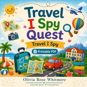 Travel I Spy Quest | Travel I Spy | Printable PDF | Digital Download image 1