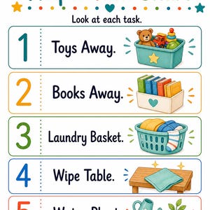 Taakkaarten voor helpers | Karweikaarten voor kinderen | Afdrukbare pdf | Digitale download afbeelding 3