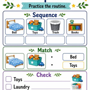 Bedroom Tidy Steps | Clean Up Checklist | Printable PDF | Digital Download image 7