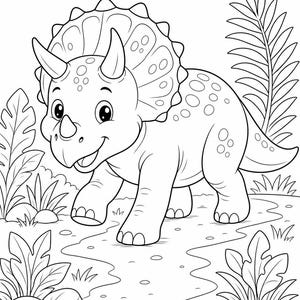Dino Discovery Coloring Pages | Dinosaur Coloring Pages | Printable PDF | Digital Download image 4