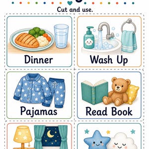 Evening Ready Path | Evening Routine Chart | Printable PDF | Digital Download image 4