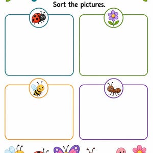 Bug Hunt Busy Pages | Bug Activity Sheets | Printable PDF | Digital Download image 3