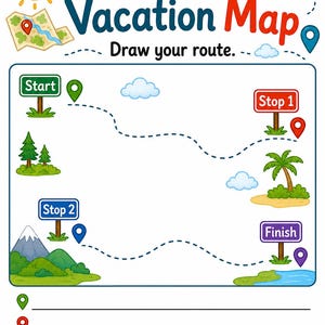 Vacation Explorer Pages | Vacation Activity Pages | Printable PDF | Digital Download image 5