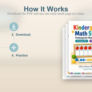 Kindergarten Math Station | Kindergarten Math Worksheets | Printable PDF | Digital Download image 8