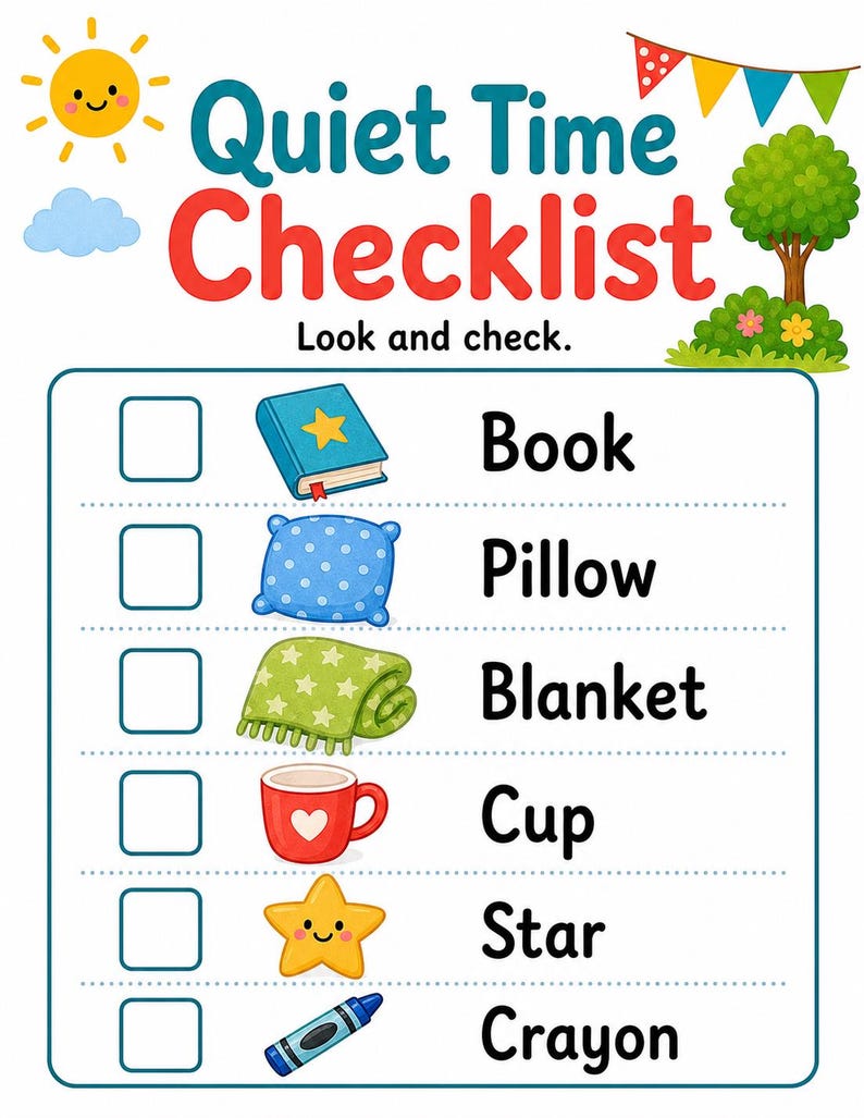 Cosy Quiet Time-pagina's | Zomerpagina's stille tijd | Afdrukbare pdf | Digitale download afbeelding 4