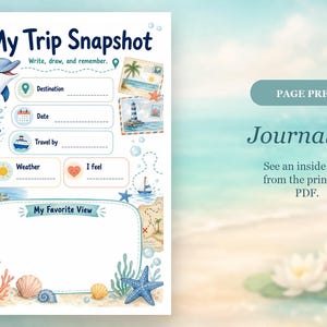 Dolfijn roadtripnotities | reisdagboek voor kinderen | Afdrukbare pdf | Digitale download afbeelding 6