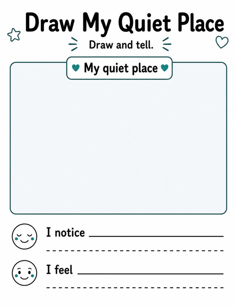 Páginas de Momentos de Atención Plena / Hojas de Trabajo de Atención Plena para Niños / PDF Imprimible / Descarga Digital imagen 6