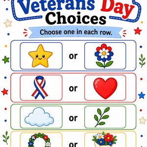 Thank You Star Activity Pages | Veterans Day Activity Sheets | Printable PDF | Digital Download image 6
