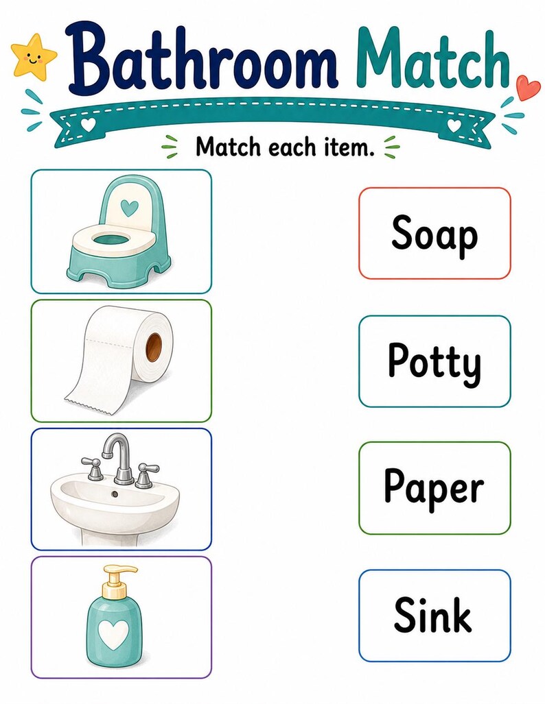 Potty Practice Steps | Potty Training Chart | Printable PDF | Digital Download image 5