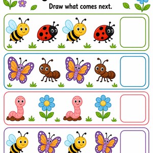 Bug Hunt Busy Pages | Bug Activity Sheets | Printable PDF | Digital Download image 6
