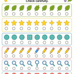 Detective visuele discriminatie | Werkbladen visuele discriminatie | Afdrukbare pdf | Digitale download afbeelding 7