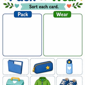 Backpack Ready | Backpack Checklist | Printable PDF | Digital Download image 5