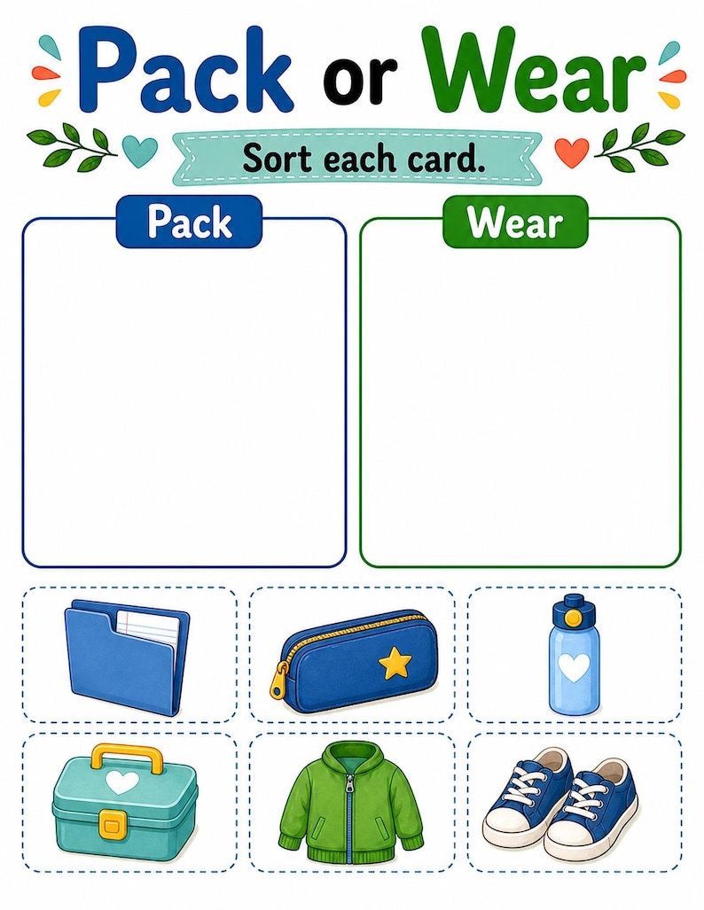 Backpack Ready | Backpack Checklist | Printable PDF | Digital Download image 5