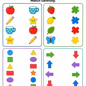 Picture Matching Lab | Matching Worksheets | Printable PDF | Digital Download image 7