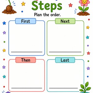 Picture Story Sequence | Story Sequencing Worksheets | Printable PDF | Digital Download image 4
