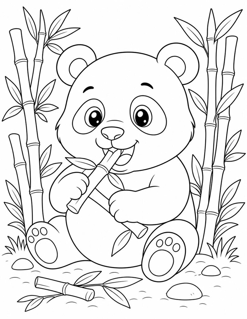 Safari Friends Coloring Pages | Animal Coloring Pages | Printable PDF | Digital Download image 7