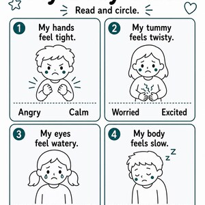 Guia para Lidar com Emoções Intensas | Folhas de Atividades sobre Emoções Intensas | PDF para Imprimir | Download Digital imagem 6