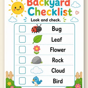 Backyard Entdecker-Seiten | Gartenaktivitäten für Kinder | Druckbare PDF | Digitaler Download Bild 9