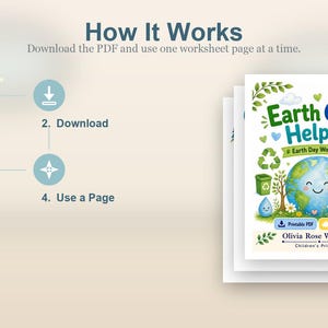 Erdpflegehelfer | Earth Day Arbeitsblätter | Druckbare PDF | Digitaler Download Bild 8