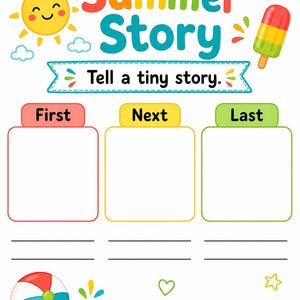 Summer Break Busy Pages | Summer Break Activities for Kids | Printable PDF | Digital Download image 7