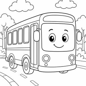 Busy Wheels Coloring Pages | Vehicle Coloring Pages | Printable PDF | Digital Download image 6
