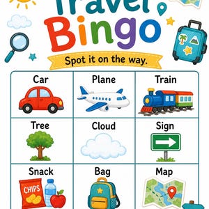 Cuaderno de actividades de viaje / Libro de actividades de viaje para niños / PDF imprimible / Descarga digital imagen 3