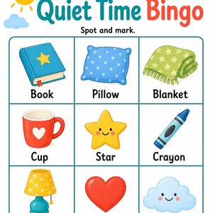 Cosy Quiet Time-pagina's | Zomerpagina's stille tijd | Afdrukbare pdf | Digitale download afbeelding 3