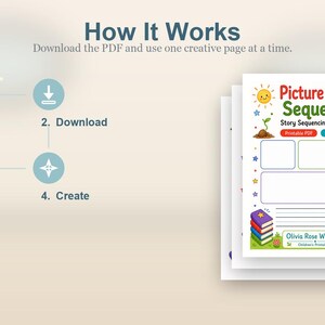 Picture Story Sequence | Story Sequencing Worksheets | Printable PDF | Digital Download image 8